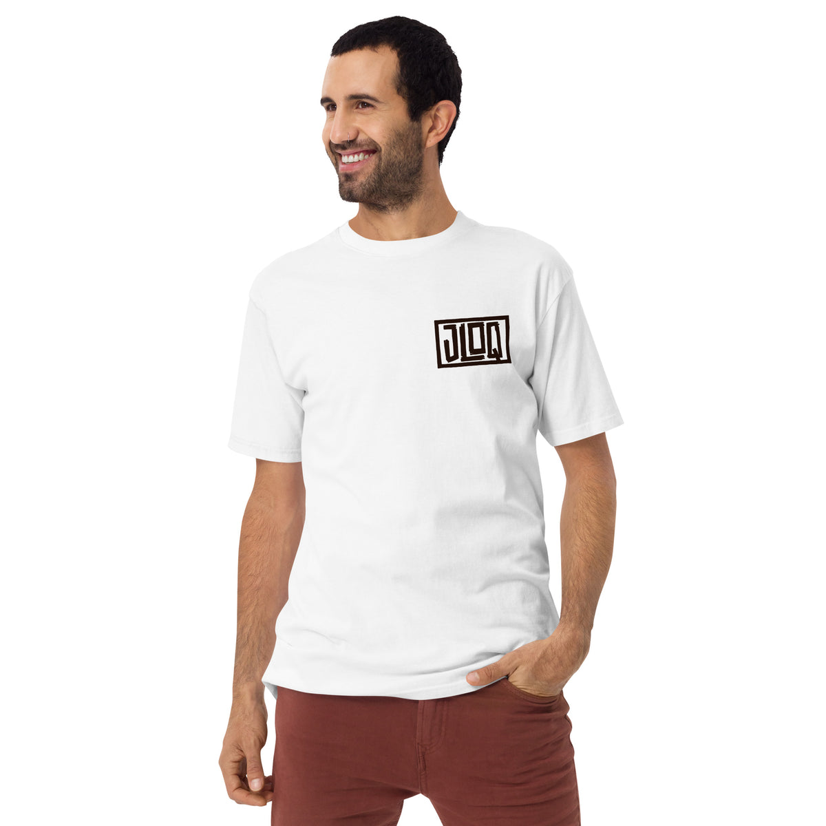 JLOG Logo White heavyweight tee – Jloq-541 JLOG Logo White heavyweight tee – Jloq-541