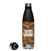 JLOQ Orange Camo Stainless steel water bottle