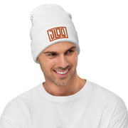 JLOQ White Embroidered Beanie