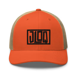 JLOQ Orange Trucker Cap