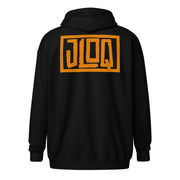 JLOQ Black Unisex heavy zip hoodie