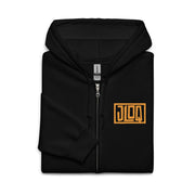 JLOQ Black Unisex heavy zip hoodie